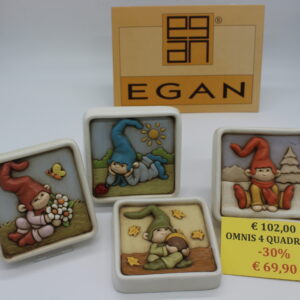 4 quadretti Omnis  EGAN  - OFFERTA € 69,90
